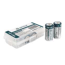 Аккумуляторная батарея RCR123 ARTELV 3.7V Li-Ion 750 mAh 421 - фото 16891